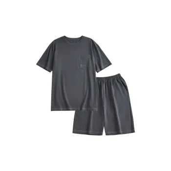 Peninsula City Pajama Set Men's Washed Gray