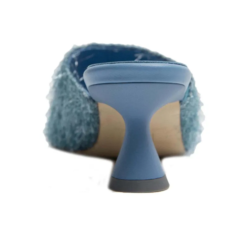 MIISTA Slide Slippers Women's Blue-4