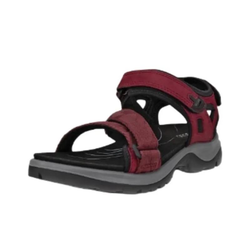 Ecco Beach Sandals Women's Red-2