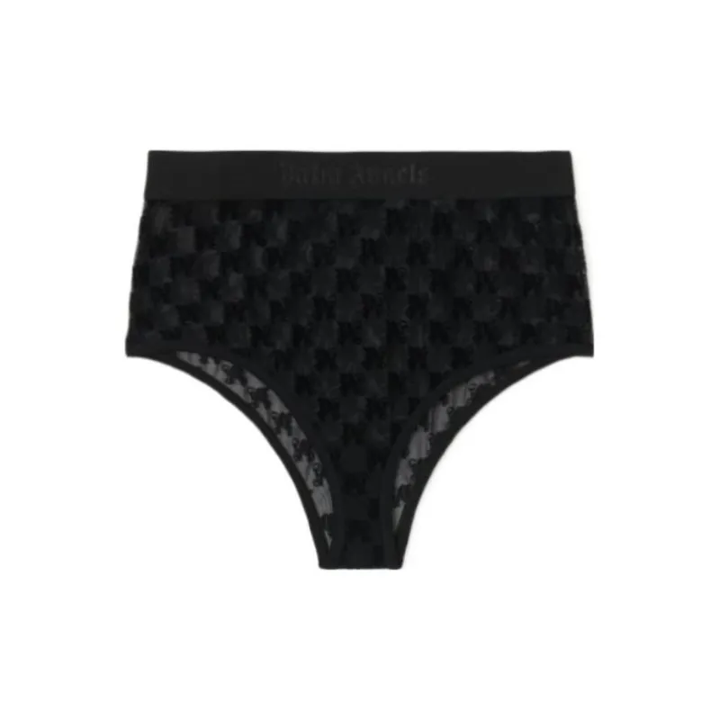 PALM ANGELS Monogram motif Lace Briefs-0
