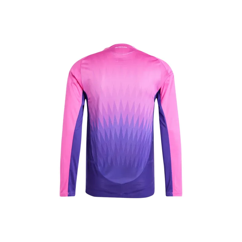 Adidas Germany 24 Long Sleeve Away Authentic Jersey Soccer Jerseys Player Edition Germany Away Men's Pink-1