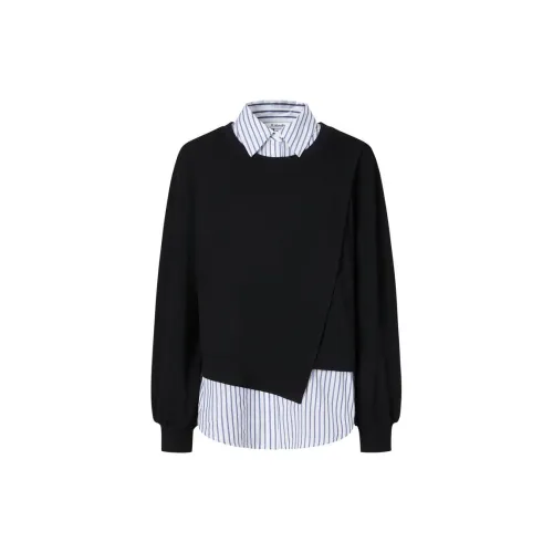 JZ. ANNAKRO Sweatshirts Women's Plain Black