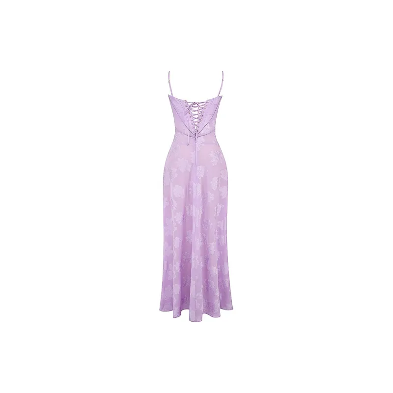 HOUSE OF CB SEREN Slip Dress Women's ORCHID/Purple-1