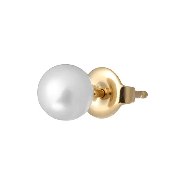 MIKIMOTO 18K Gold Stud Earrings Women's-2