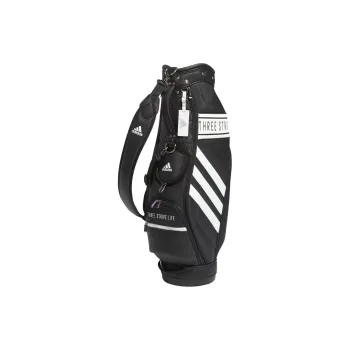 Adidas Polyurethane Artificial Leather Bonded Golf Bag Storage Bags Women's Black & White