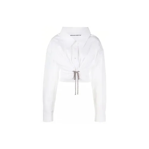 Alexander Wang Cropped Poplin Shirt