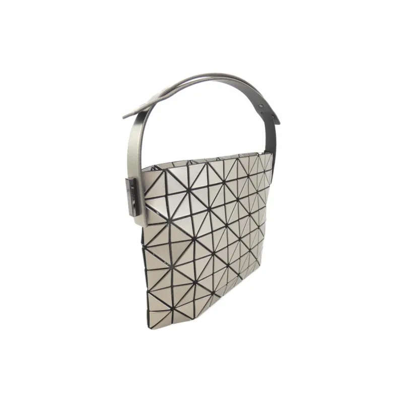 ISSEY MIYAKE Polyvinyl Chloride Resin Tote Bag, Shopping Bag, Handbag, Shoulder Bag Women's Metallic-3