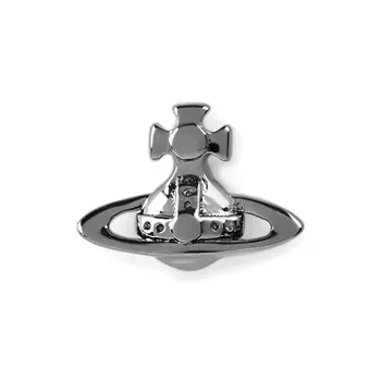 Vivienne Westwood Brass Stud Earrings Men's Gunmetal Gray