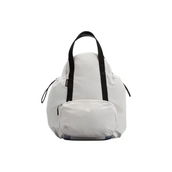 Lululemon Nylon Portable One Shoulder Crossbody Fanny Pack Backpacks Women's White