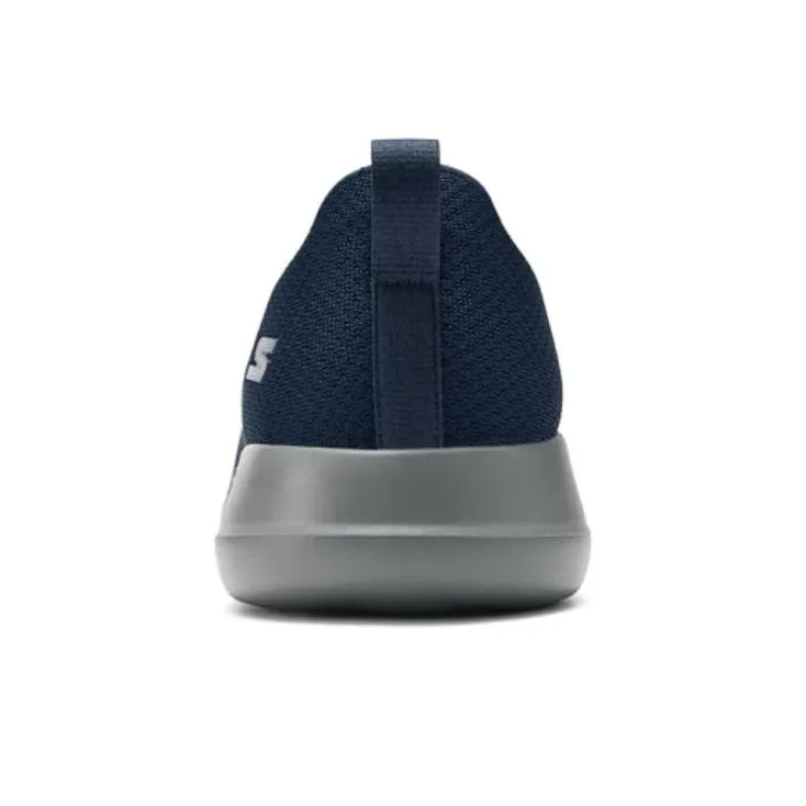 Skechers Cushioned Slip Resistant Low Top Casual Shoes Men's Navy-4