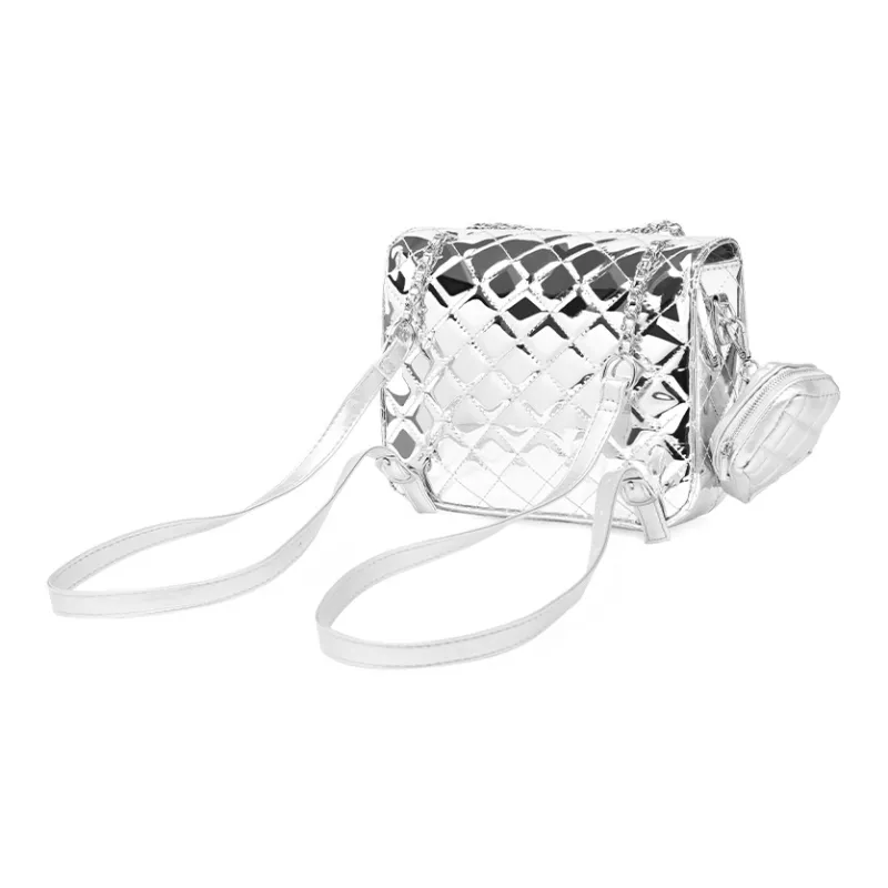 Bywhich PU Backpack Regular Women's Silver-2