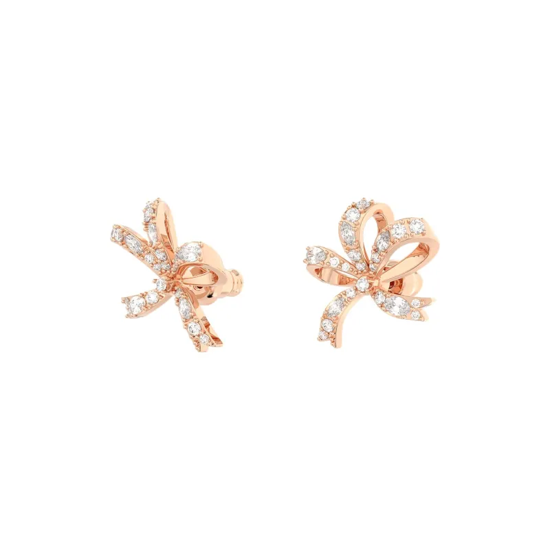 Swarovski Hyperbola Bow Stud Earrings-2