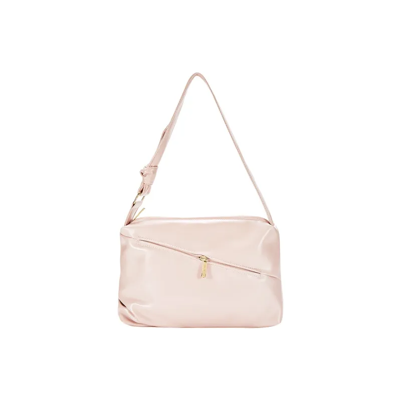 JANE KLAIN PU Tote Bag, Shoulder Bag Women's Pink/Ecru-0