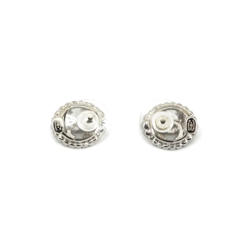CHANEL Gold Ring Cc Logo Earrings-1