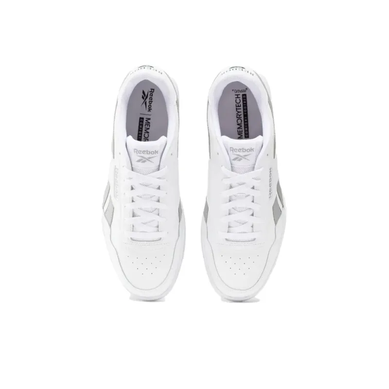 Reebok Wear Resistant Slip Resistant Low Top Skateboard Shoes Unisex White Gray-2