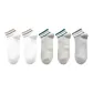 5 Pack, White 2+White Gray 2+Light Gray