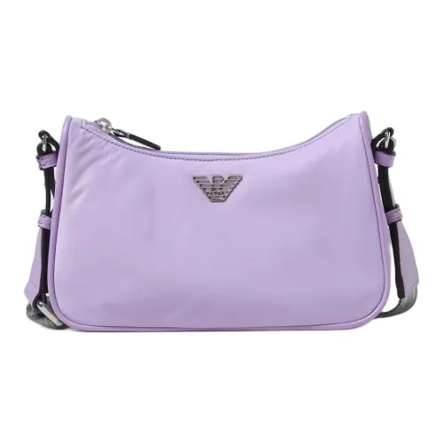 EMPORIO ARMANI Polyamide Fabric Shoulder Bag Crossbody Bag Women's Purple