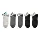 5 Pack, Dark Gray 2+Black 2+White Gray