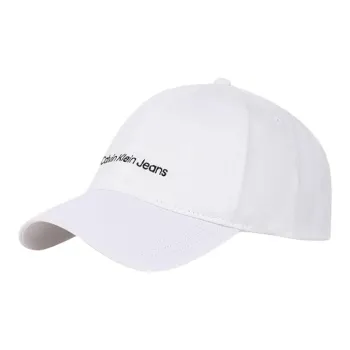 CK/Calvin Klein Cotton Baseball Caps Unisex White