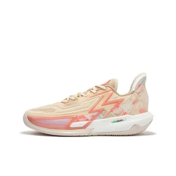 361° BIG3 4.0 Quick Pro Basketball Shoes Men Low Top Dune White/Apricot Tea Brown