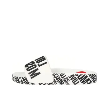 MOSCHINO Slide Slippers Women's White