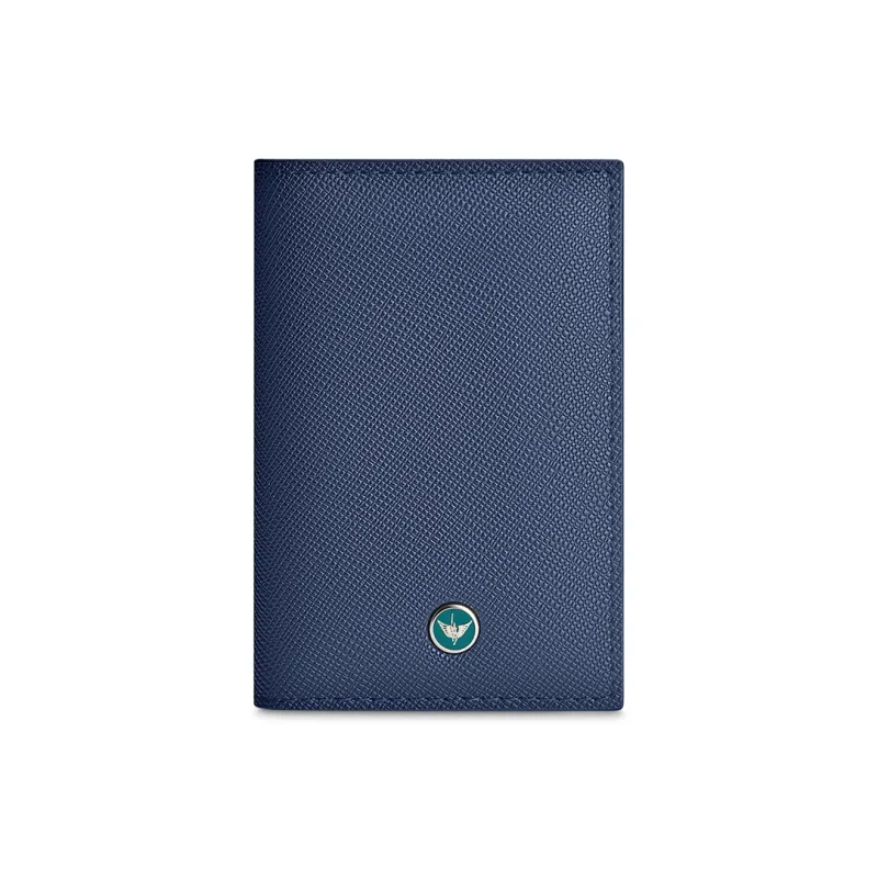 WilliamPOLO Cow Leather Card Holder Regular Men's Multicolor-2