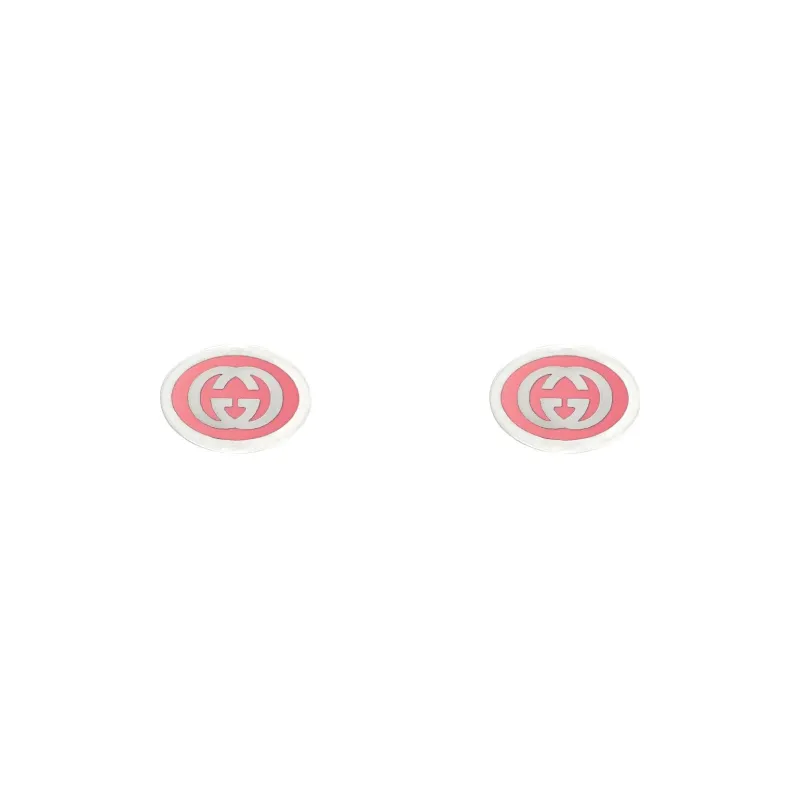 GUCCI 925 Sterling Silver Stud Earrings Women's-0