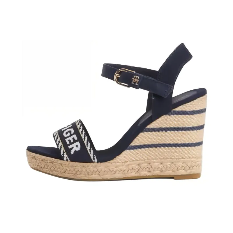 Tommy Hilfiger Strap-detail Leather Espadrilles-0