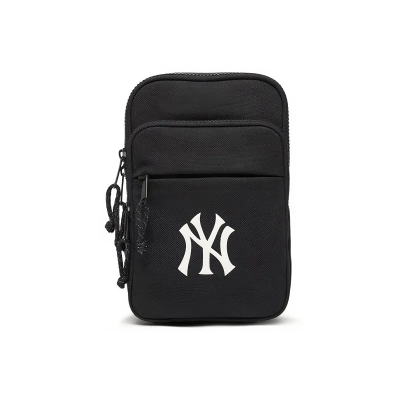 MLB Canvas Canvas Bag Cell Phone Pouch Crossbody Bag Regular Unisex Black-0