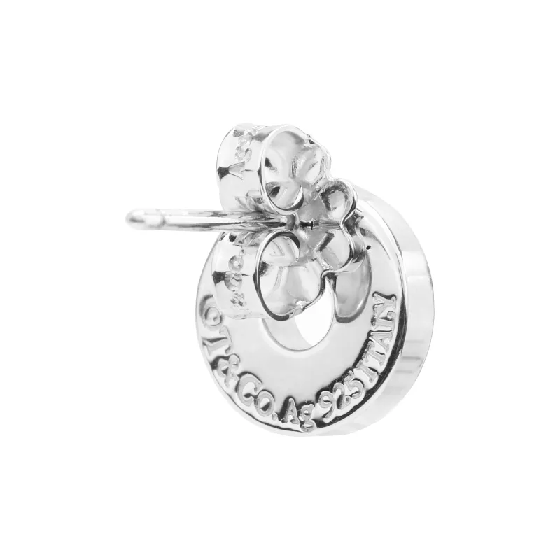 TIFFANY & CO. 1838® 925 Sterling Silver Stud Earrings Unisex Silver-2