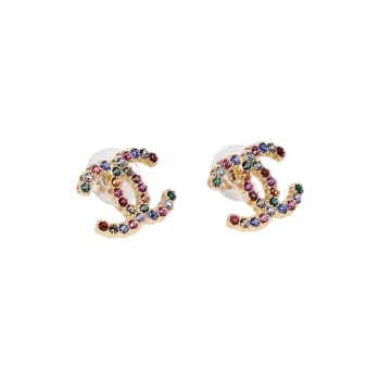 CHANEL Stud Earrings Women's