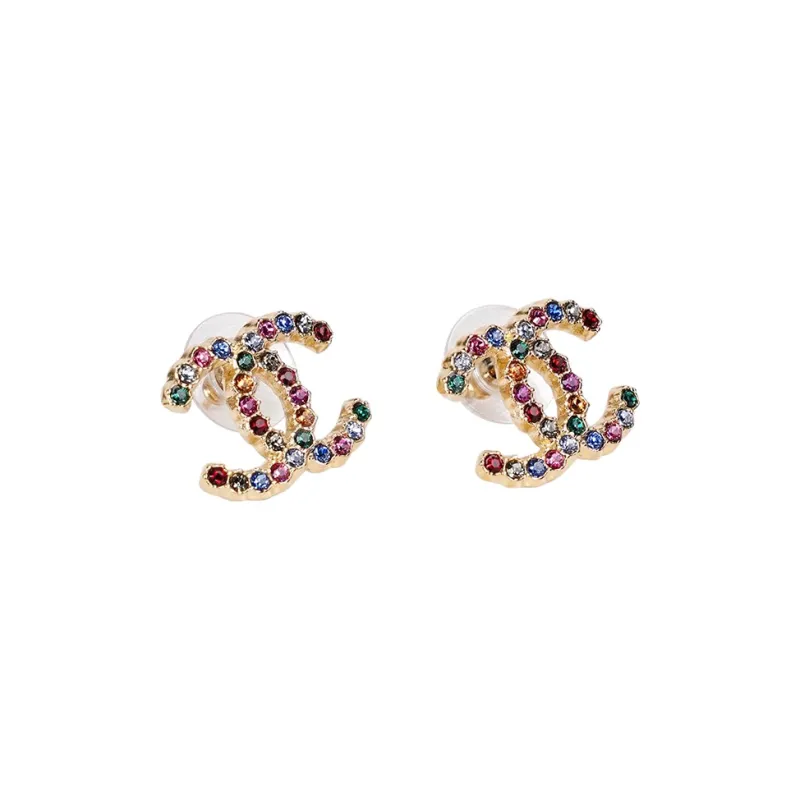 CHANEL Stud Earrings Women's-0