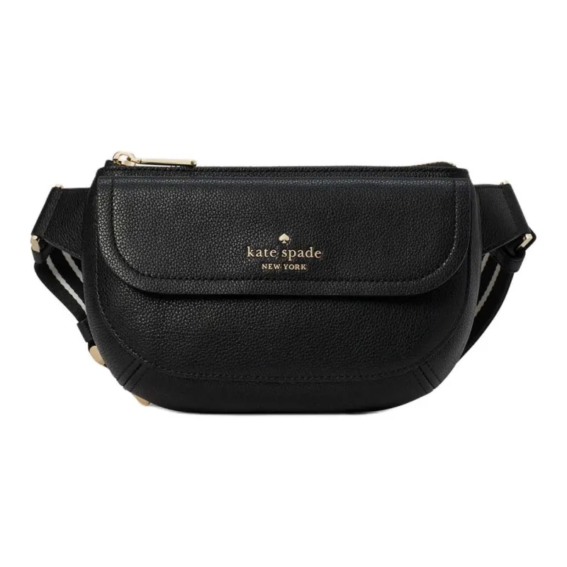 Kate Spade Pebbled Leather Fanny Pack Women's Black-0