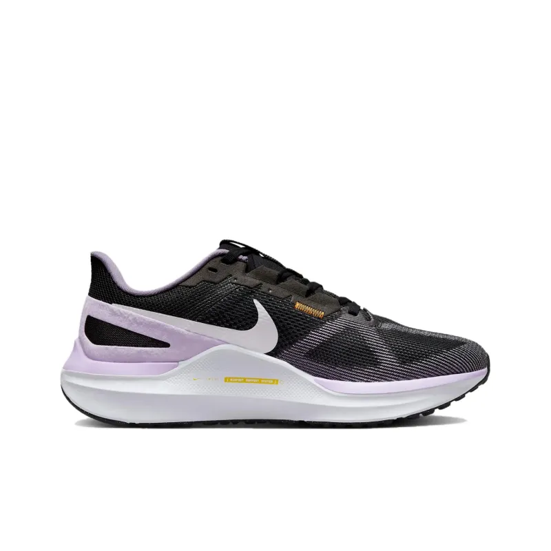 Nike Women's Air Zoom Structure 25 Extra Wide 'Black Lilac Bloom'-1
