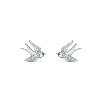 Swarovski Travel Stud Earrings Women's Silvery White