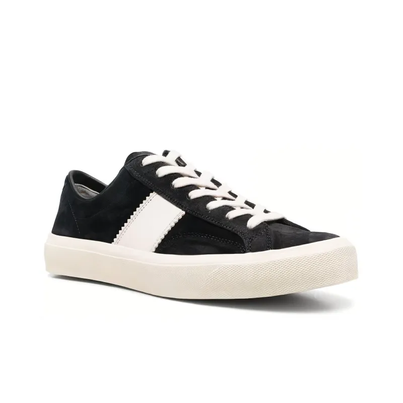 TOM FORD Low Top Skateboard Shoes Men's Black-2