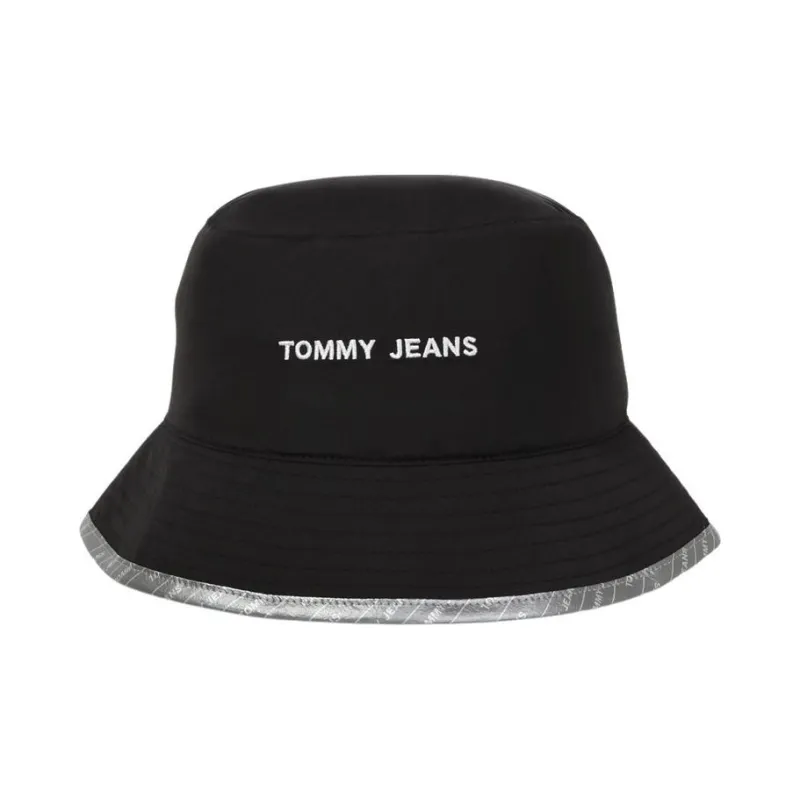 Tommy Hilfiger Polyester Bucket Hats Women's Black-1