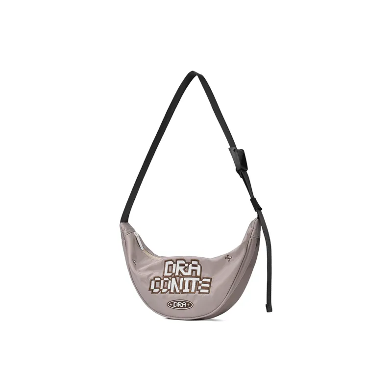DRACONITE Polyester Underarm Dumpling Bag Shoulder Bag Regular Unisex Light Brown-2