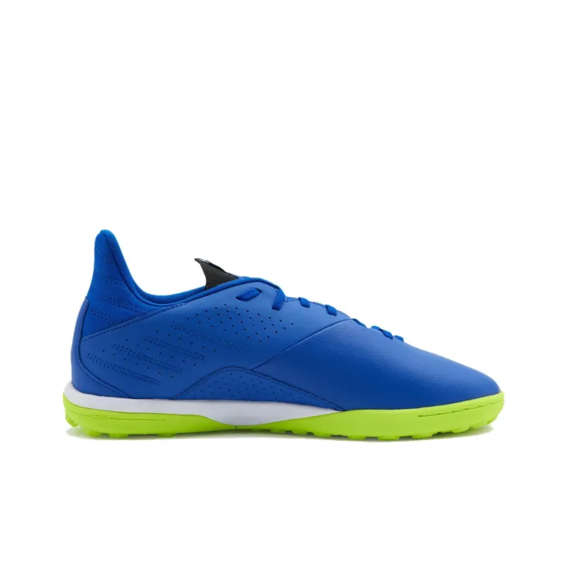DECATHLON TF Rubber Broken Studs Wear Resistant Soccer Shoes Men's Blue Yellow-1
