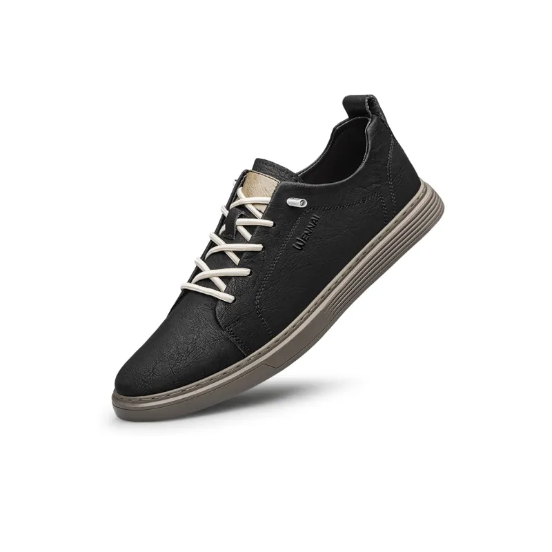 Wen Nai Casual Shoes Men's Black-2