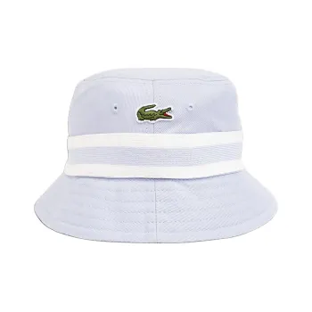 LACOSTE Cotton Bucket Hats Women's Blue