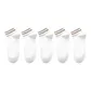 5 Pack, White