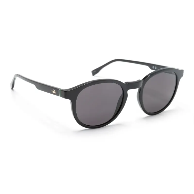LACOSTE Logo engraved Round frame Sunglasses-2