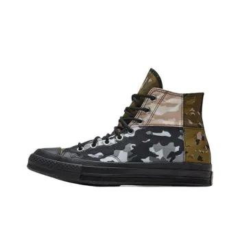 Converse Chuck Taylor All Star 70 Hi Patchwork Blocked Camo Black