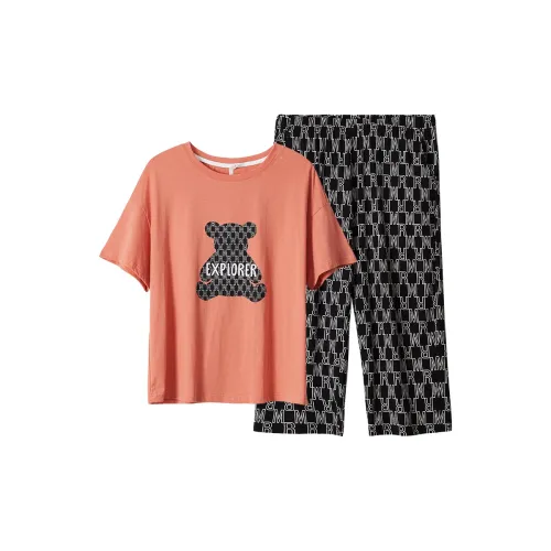 Dorame Pajama Set Women's Orange