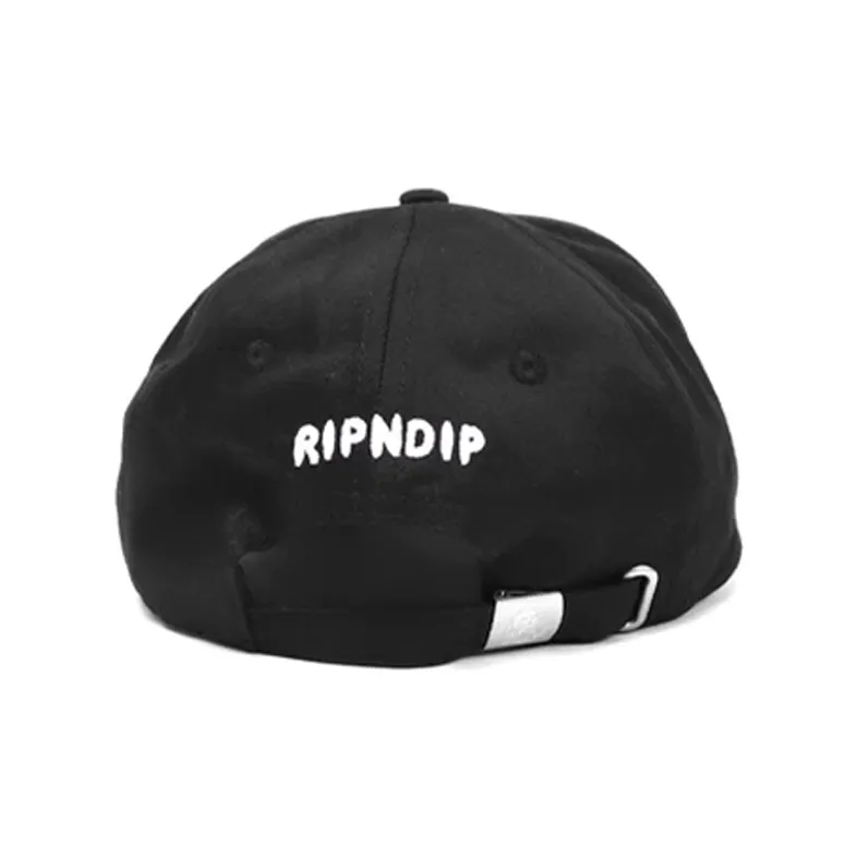 RIPNDIP Cotton Baseball Caps Unisex Black-2
