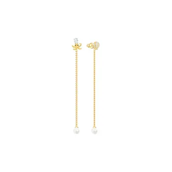 Swarovski OCTOPUS PIERCED Metal Stud Earrings Women's