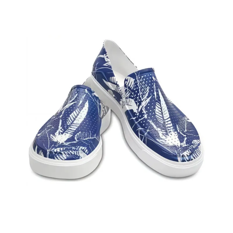 Crocs Roca Tropical Sneakers 'Blue White'-3
