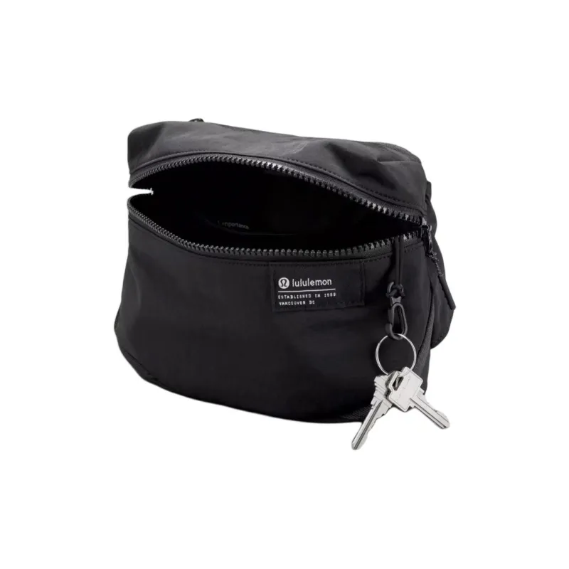 Lululemon Recycled Nylon Sling Bag, Fanny Pack Women's Black-2
