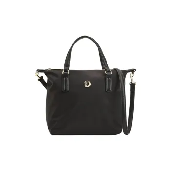 Tommy Hilfiger Recycled Nylon Handbag Small Size Women's Black